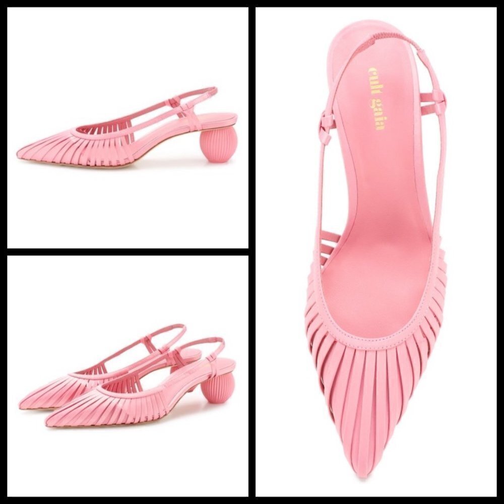 ๐CULT GAIA๐ Alia Slingback Mule Heels ~ Pink - Picture 6 of 16